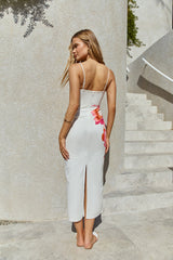 Bouquet Blooms Maxi Dress Orange