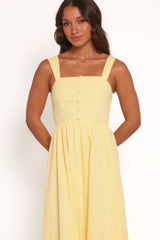 Caty Maxi Dress - Yellow