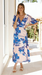Sapphire Maxi Dress - Blossom Print