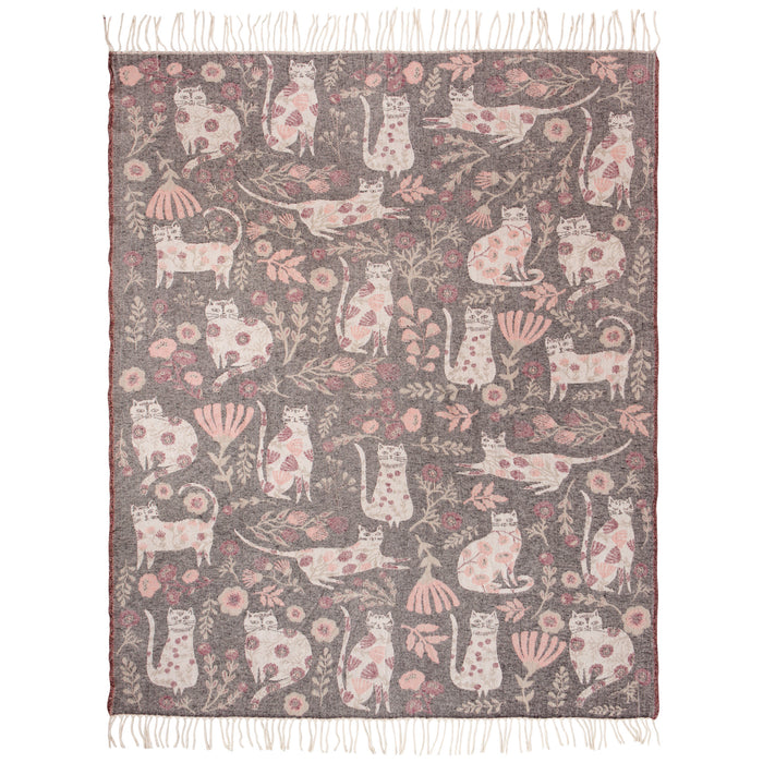 Catbloom Throw