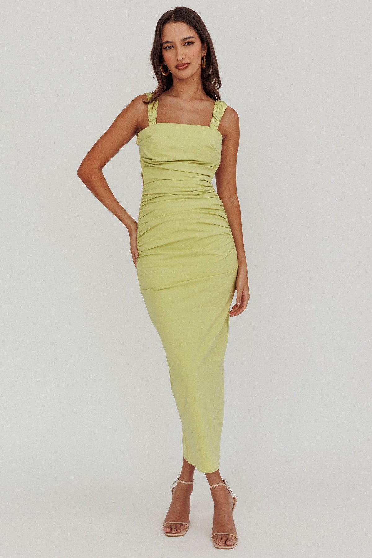 Dream Crush Lace-Up Back Maxi Dress