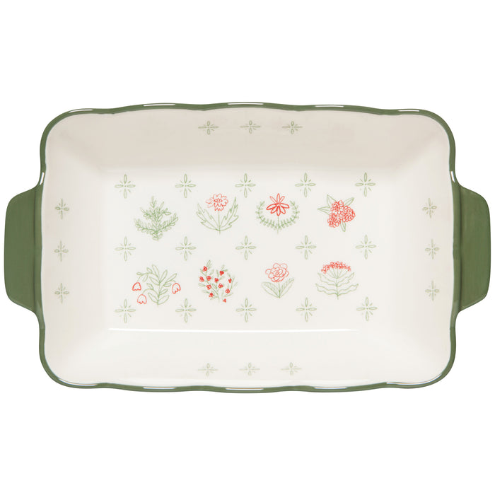 Camellia Stoneware Baking Dish
