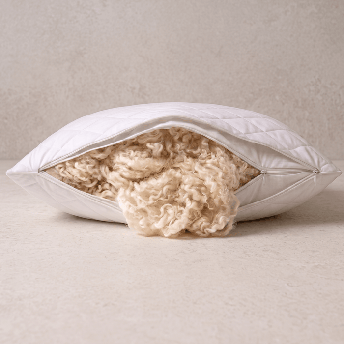 GOTS Certified Organic Wool Pillow - Delara