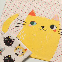 Meow Meow Dishtowels Set of 2